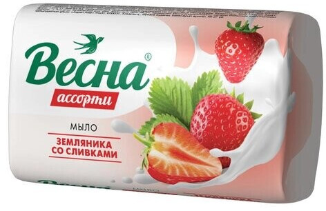 Мыло туалетное «Земляника со сливками» | Весна