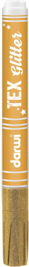 Маркер для ткани с блестками, 050 золотой