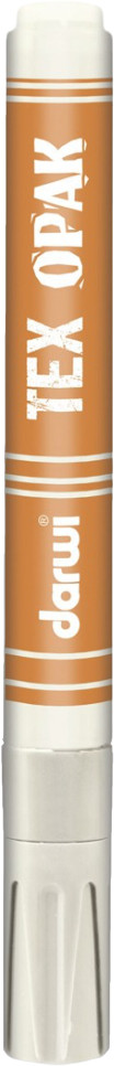 Маркер для ткани, 010 белый | Tex Opak | Darwi