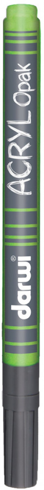 Маркер для ткани, 611 светло-зеленый | Acryl Opak | Darwi
