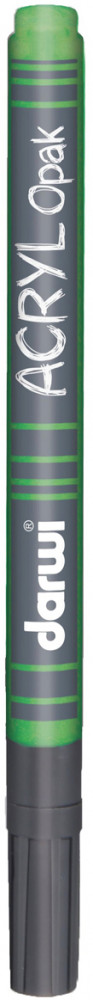 Маркер для ткани, 612 зеленый | Acryl Opak | Darwi