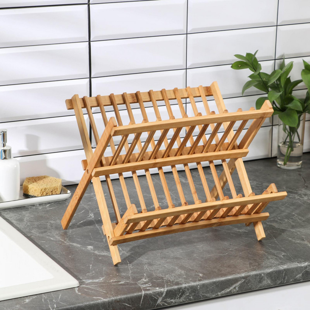 Сушилка для посуды «Бамбуковый лес» | Доляна