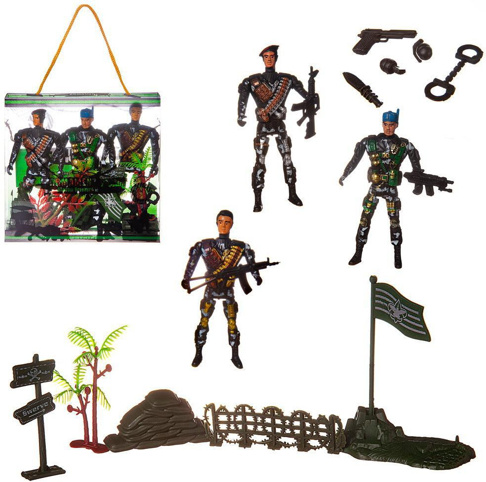 Набор игровой «Три солдата» | Junfa Toys