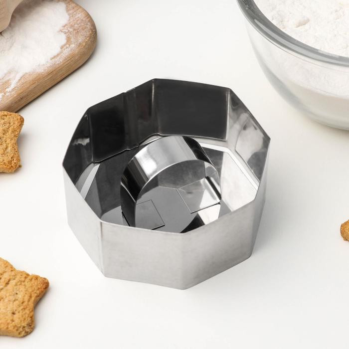 Форма для выкладки с прессом «Восьмиугольник» | Доляна