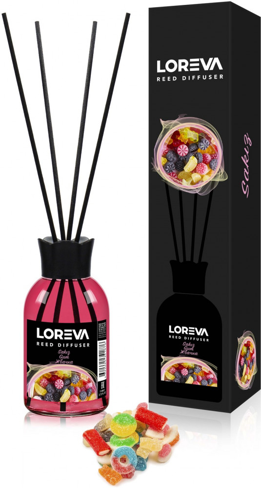 Аромадиффузор ароматический «Бабл-гам» | LOREVA