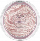 Хайлайтер для лица с добавлением масел «Glow Lover», оттенок 010 Glowing peony