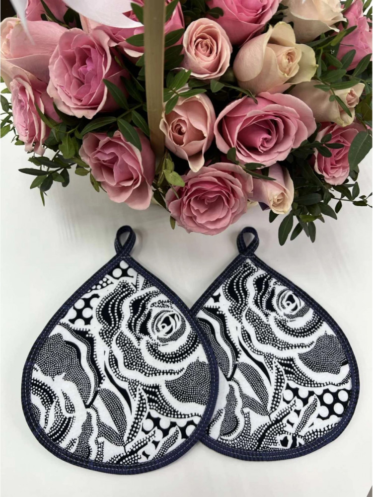 Набор прихваток «Капелька» | Lovetex.store