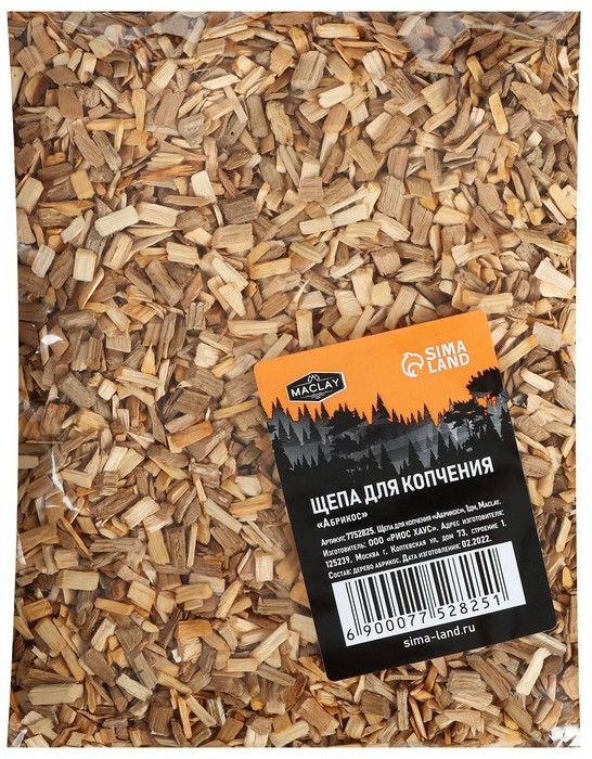 Щепа для копчения «Абрикос» | Maclay
