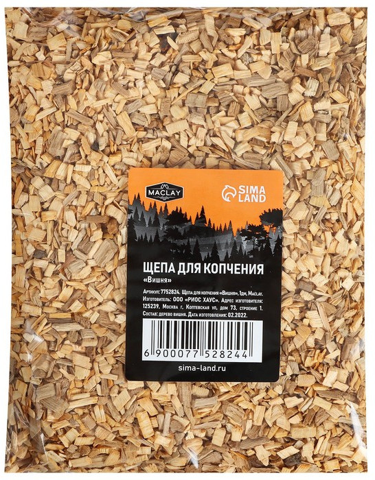 Щепа для копчения «Вишня» | Maclay