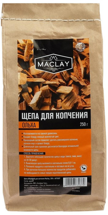 Щепа для копчения | Maclay