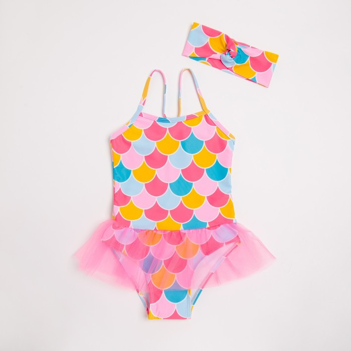 Купальник для девочек с повязкой | Swim Collection Kids | MINAKU
