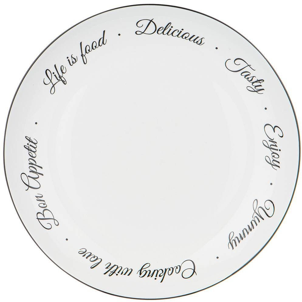 Тарелка обеденная «Bon Appetit» | Bon Appetit | Agness