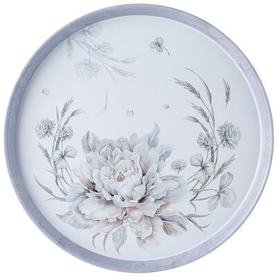 Поднос сервировочный «Белый цветок» | Agness