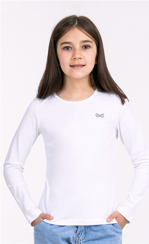 Лонгслив для девочек | Школьница | Апрель