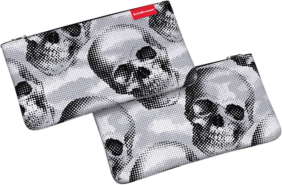 Пенал конверт | Pixel Skull | Erich Krause