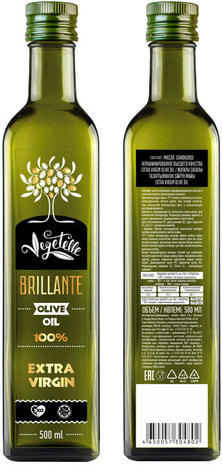 Масло оливковое «Extra Virgin» | Vegetelle