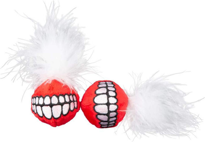 Игрушка с кошачьей мятой «Плюшевые мячики» | Grinz ball | Rogz