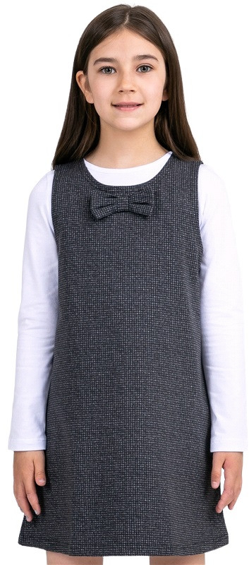 Сарафан для девочек | Школьница | Апрель