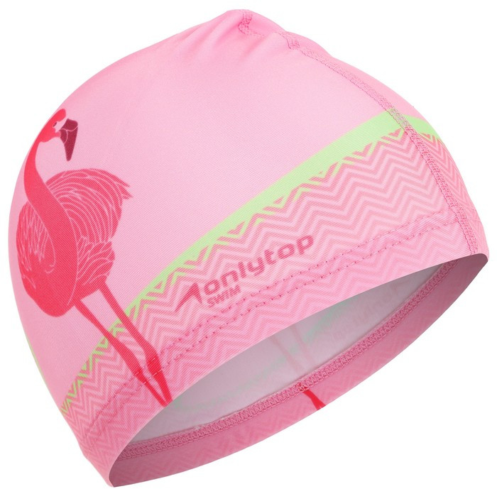 Шапочка для плавания «Фламинго» | ONLITOP