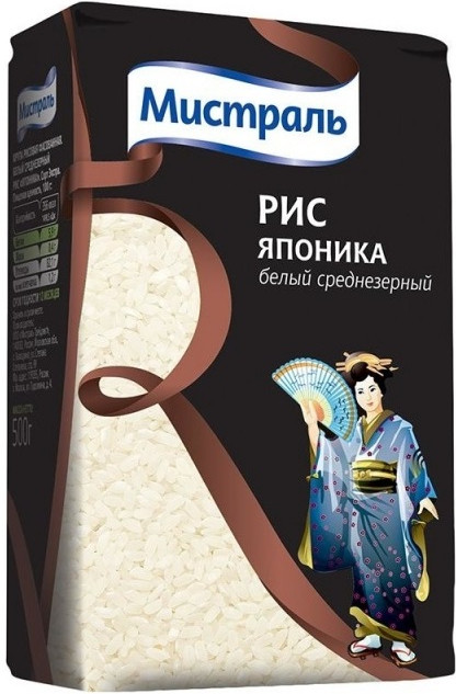 Рис среднезерный «Японика» | Мистраль