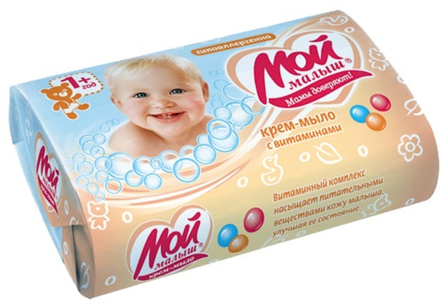 Крем-мыло детское с витаминами | Мой Малыш