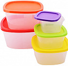 Набор контейнеров для продуктов с крышками