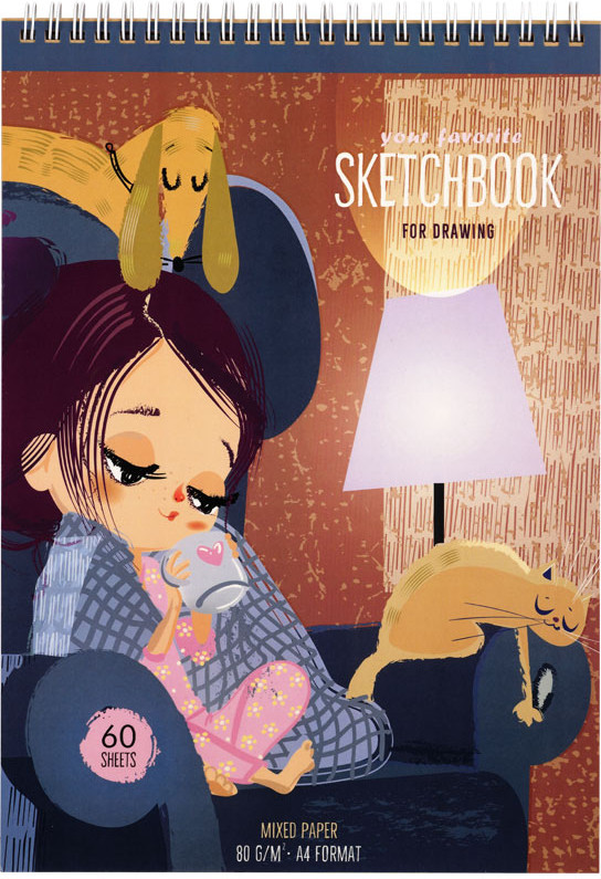 Скетчбук «Уютный дом» | Mixed paper | ArtSpace