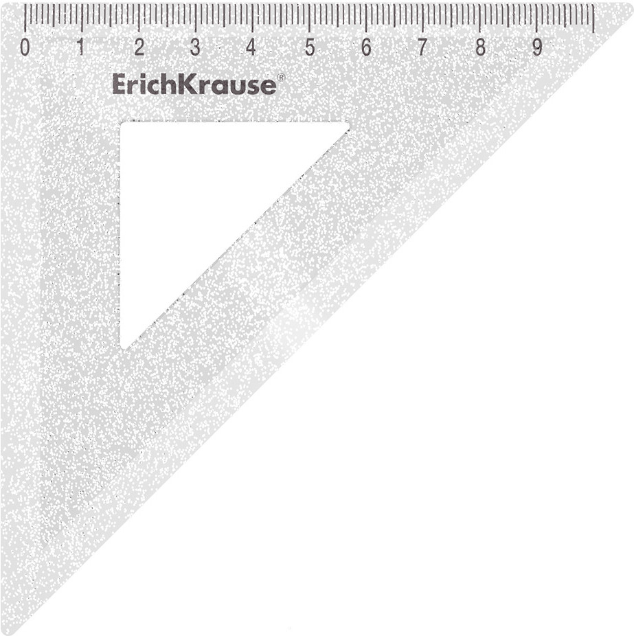 Угольник пластиковый | Glitter | Erich Krause