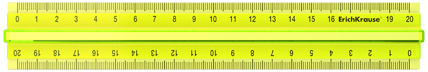 Линейка с держателем | Neon | Erich Krause