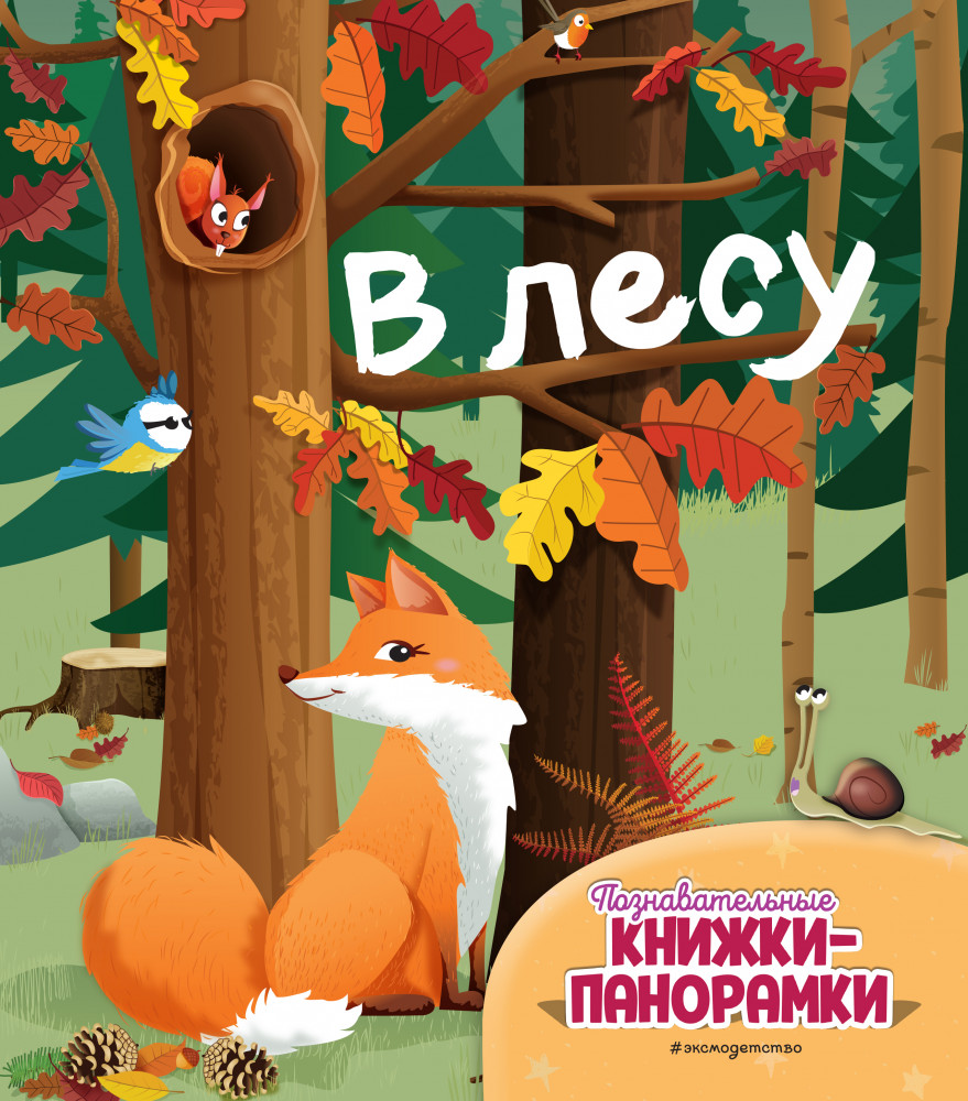 В лесу | Познавательные книжки-панорамки