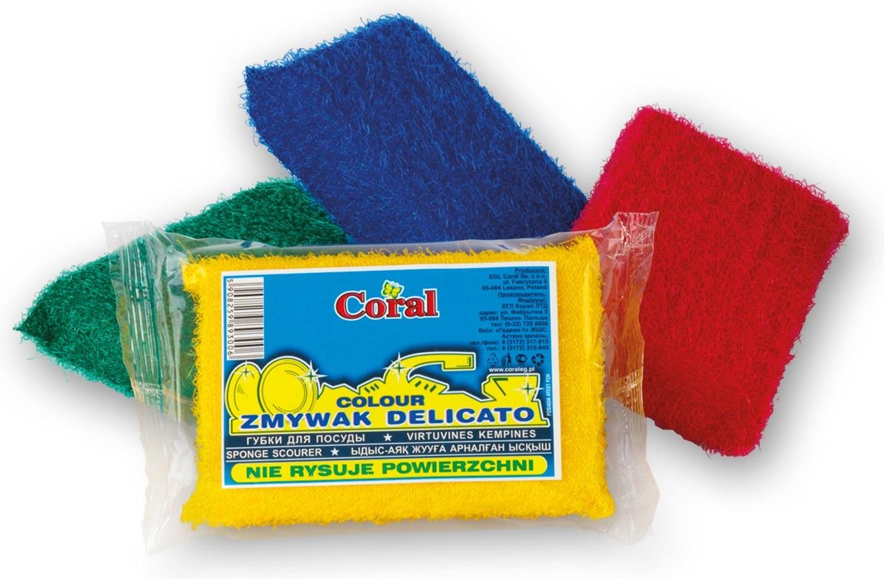 Губка кухонная для тефлона | Coral