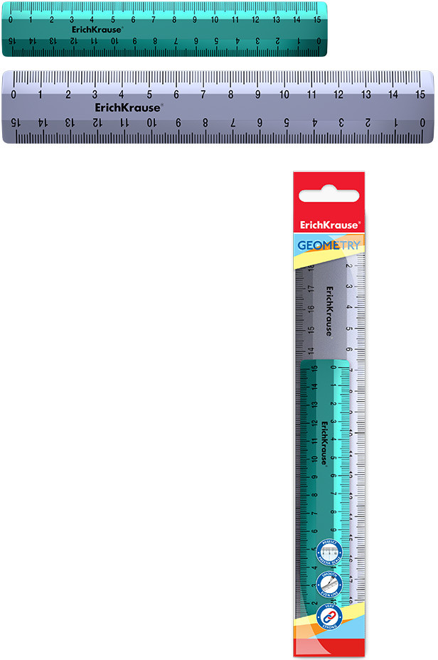 Набор линеек | Ice Metallic | Erich Krause