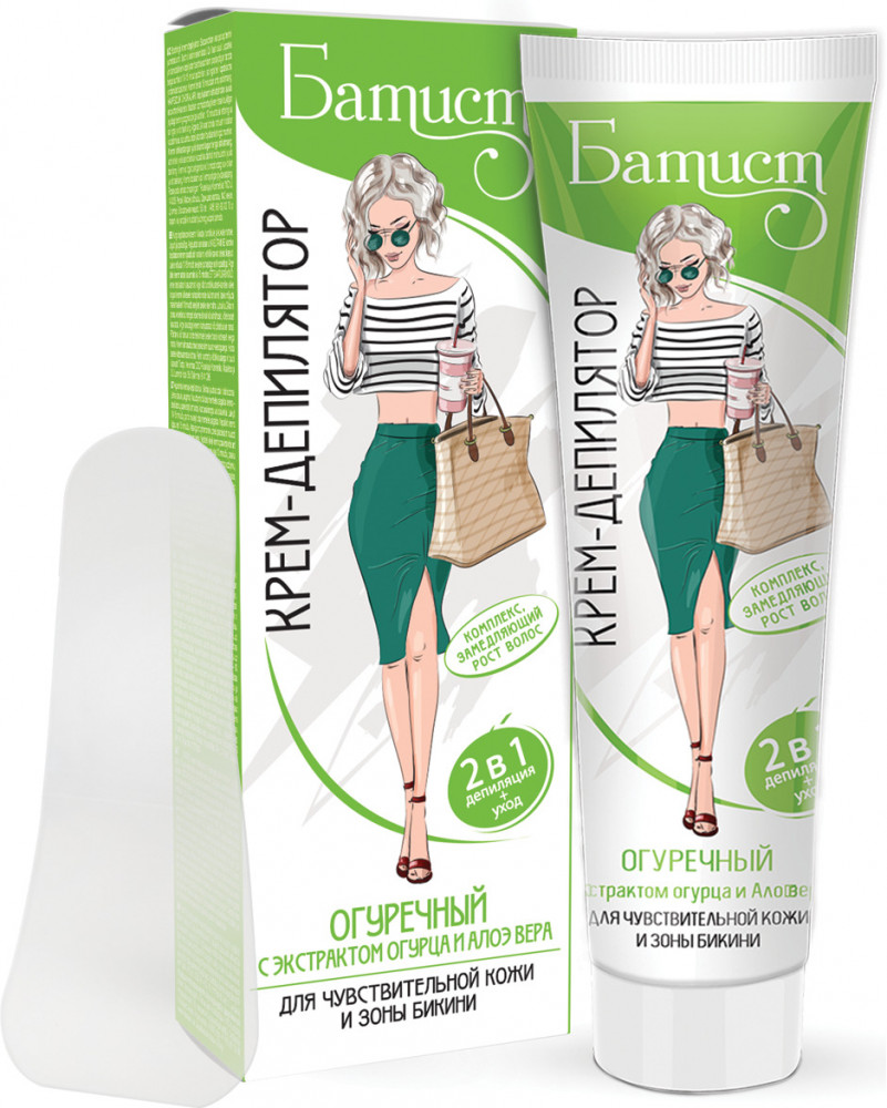 Крем-депилятор «Огуречный» | Батист
