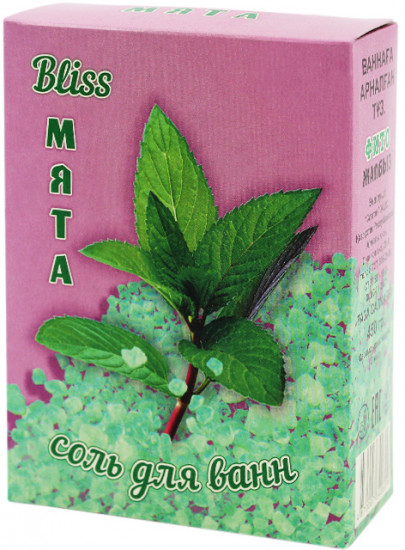 Соль для ванн «Мята»