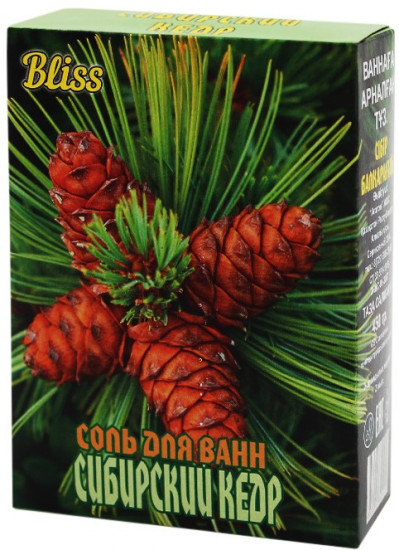 Соль для ванн «Сибирский кедр»