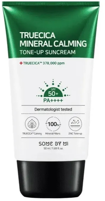 Крем для лица солнцезащитный успокаивающий SPF 50+ | Some By Mi