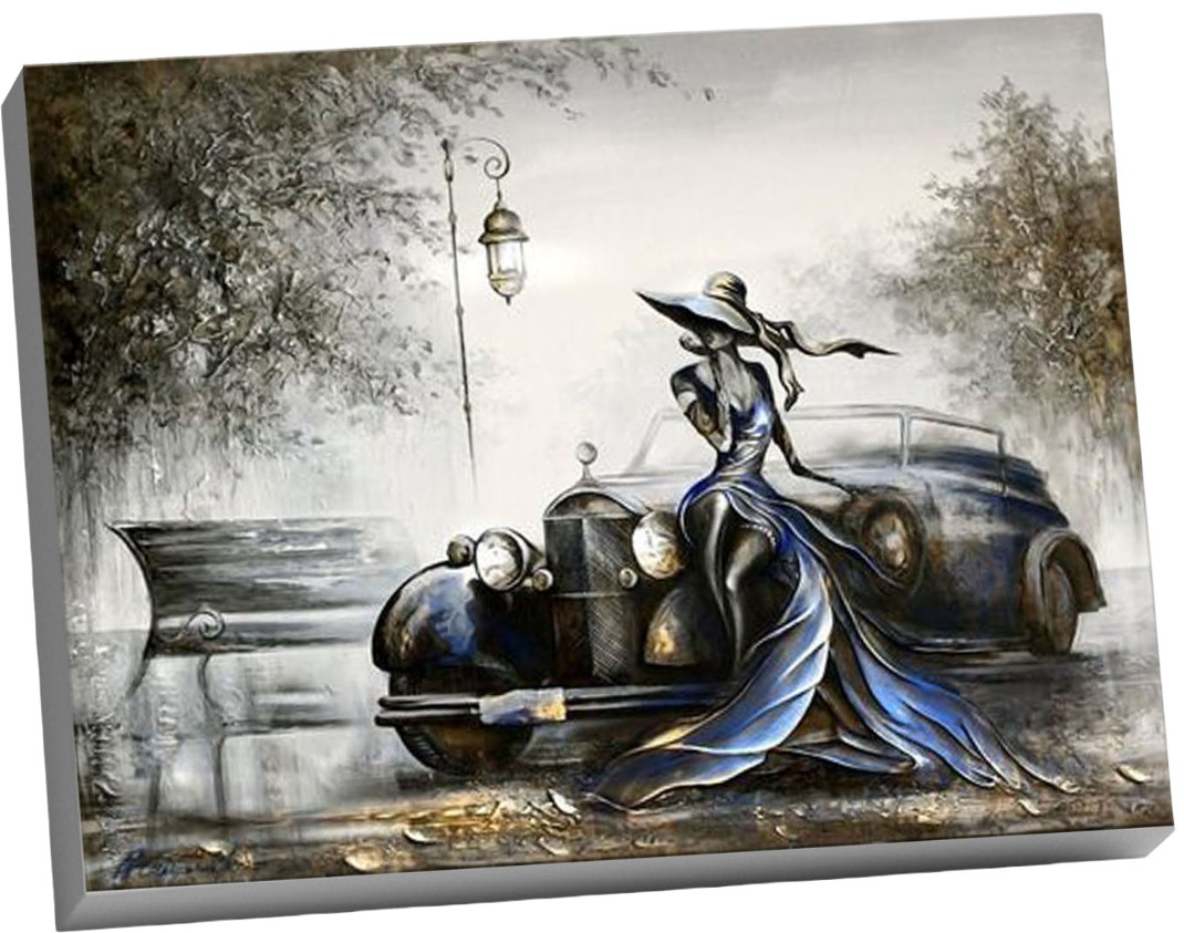 Картина по номерам «В стиле ретро» | Molly