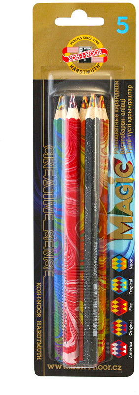 Набор карандашей с многоцветным грифелем | Magic | Koh-I-Noor