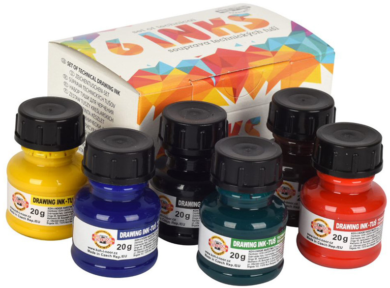 Набор туши акриловой | Koh-I-Noor