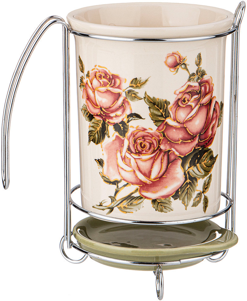 Подставка под кухонные приборы «Корейская роза» | Корейская роза | Agness