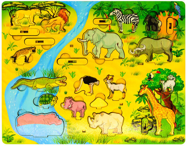 Доска развивающая 3D «Водопой на Лимпопо» | Нескучные игры