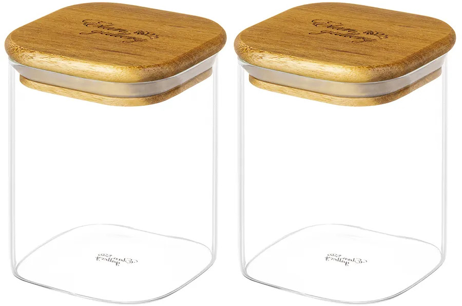 Набор банок для хранения «Crystal glass» | Crystal glass | Elan Gallery