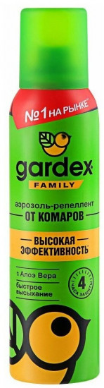 Аэрозоль-репеллент от комаров с алоэ вера