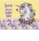 Коврик для лепки «Единорог в цветах»