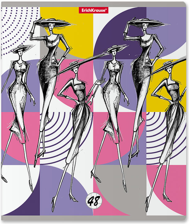 Тетрадь общая | Fashion Sketch | Erich Krause