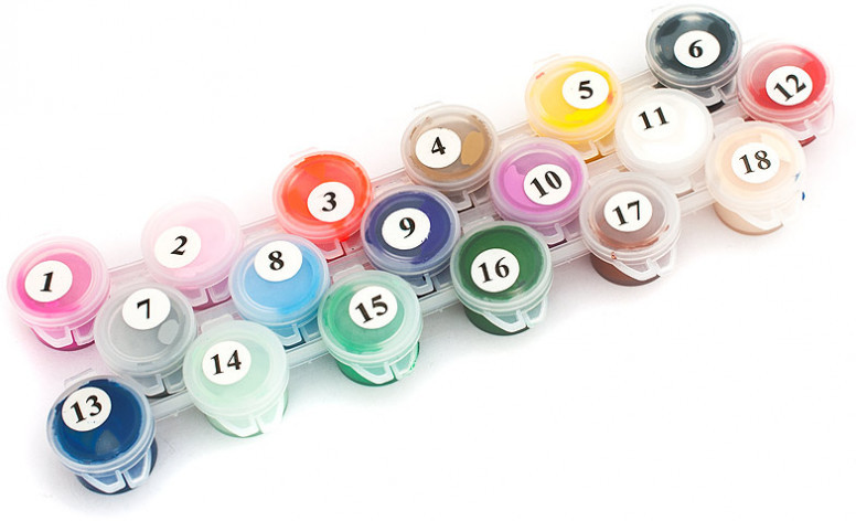 Набор акриловых красок | Белоснежка