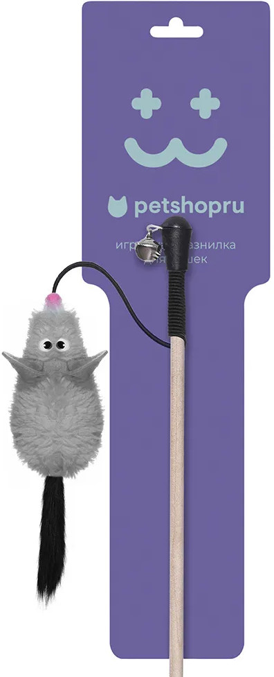 Дразнилка-мышь с хвостом из натуральной норки «Ариэти» | Petshop