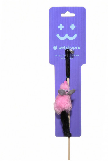 Дразнилка-мышь с хвостом из натуральной норки «Ариэти»