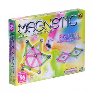 Магнитный конструктор "Магнетик" (96 деталей) | Магнетик | Besttoy