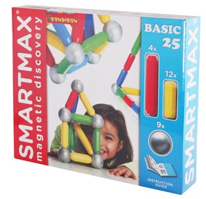 Магнитный конструктор "SmartMax". Основной набор 25 деталей | Bondibon